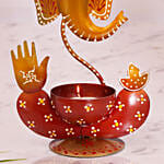 Handcrafted Ganesha Tealight Holder