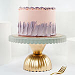 كيك عيد ميلاد مخصص بالصورة أرجواني