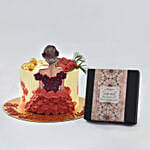 Happy Birthday Princess Marble Cake and Mirzam Chocolates