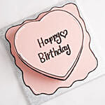 Heart Shaped Red Velvet Cartoon Cake 12 Portion