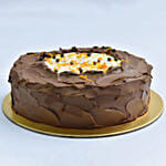 Heavenly Dark Chocolate Caramel Eggless Cake 8 Portion