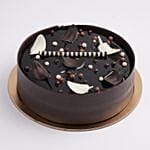 كيك فدج الشوكولاته الداكنة | نصف كيلو