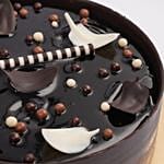 كيك فدج الشوكولاته الداكنة | نصف كيلو