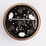 كيك فدج الشوكولاته الداكنة | نصف كيلو