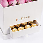 Hues Of Purple and Chocolates With Greeting Card