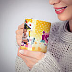 كوب واحد سيراميك مطبوع ومخصص بصورة جميلة