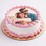 In Love Photo Cake- Vanilla 2 Kg Eggless