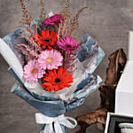 Incense Burner N Trinket Box Gift Set With Flowers