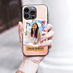 Iphone 13 Pro Case With Personalised Name And Photo
