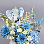 Its a Boy Flowers With Teddy