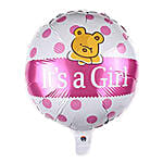 It's A Girl Foil Balloon Bouquet