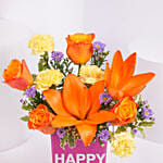 بهجة عيد ميلاد برتقالية