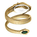 Just Cavalli Signature Snake Design Luxury Watch Gift Tray For Her