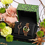 Just Cavalli Womens Watch And Bracelet Luxury Gift Arrangment