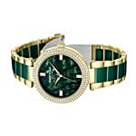 باقه ورد مع ساعة كينيث كول نيويورك بلؤلؤ وكريستال للنساء