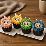 Labubu Colorful Cupcakes