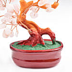 Light Pink Quartz Stone Wish Tree