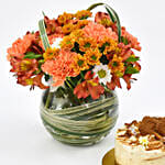 Lotus Cheesecake with Flowers