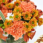 Lotus Cheesecake with Flowers