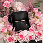 Love For Her With Police Bracelet And Pink Perfections