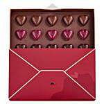 بوكس شوكولاتة قلوب الحب 15 قطعة