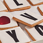 علبة كوكيز أحبك