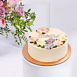 Love You Ummi Flower Arrangement And Cake