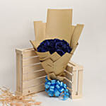 Lovely Artificial Blue Roses Bouquet