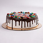 MNM Chocolate Birthday Photo Cake 1.5 Kg