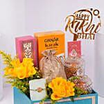 Luxury Raksha Bandhan Hamper In Blue Box