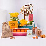 Luxury Raksha Bandhan Hamper In Blue Box