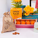 Luxury Raksha Bandhan Hamper In Blue Box