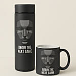 Masked Man Mug and Temperature Bottle