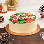 Merry and Bright Christmas Cake 8 Portion