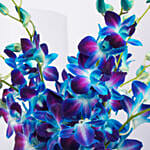 فاتنة | مزهرية أوركيد أزرق ملكي