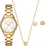 Michael Kors Watch And Jewlery Gift Set For Her