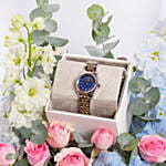 Michael Kors Womens Watch Floral Gift Tray