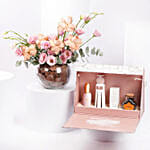 Min Al Qalb Giftset By Ahmed Perfumes With Flowers