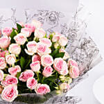 باقة عناق وردي لأمي