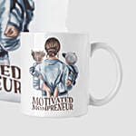 هدية عيد الأم - واحد كوب ووسادة مطبوعة مسبقاً