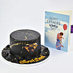 My Super Dad Cake With Greeting Card