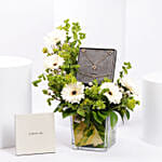 سحر المالاكيت | طقم مجوهرات شيروتي وفازة ورد