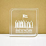 National Day Engraved Acrylic Plaque