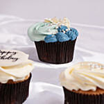 Ocean Breeze Chocolate Cupcake