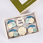 Ocean Breeze Red Velvet Cupcake