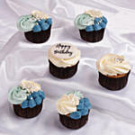 Ocean Breeze Red Velvet Cupcake