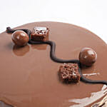 Opulent Dark Fudge One Kg Cake