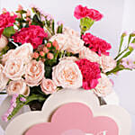 Pastel Flower Box for Mothers Day