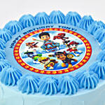 Paw Petrol Vanilla Cake For Birthday 8 Portion