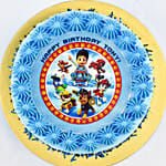 Paw Petrol Vanilla Cake For Birthday 8 Portion